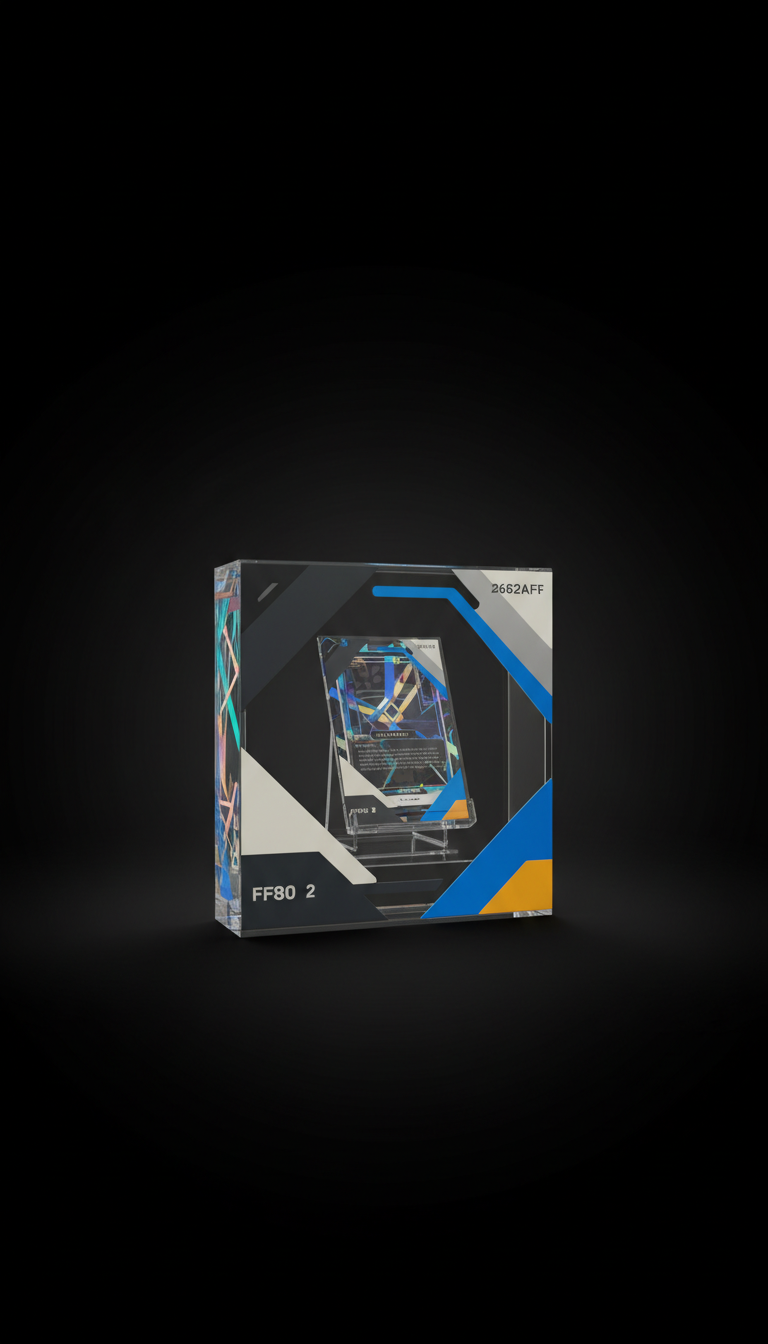 Collectible display box with contemporary graphics